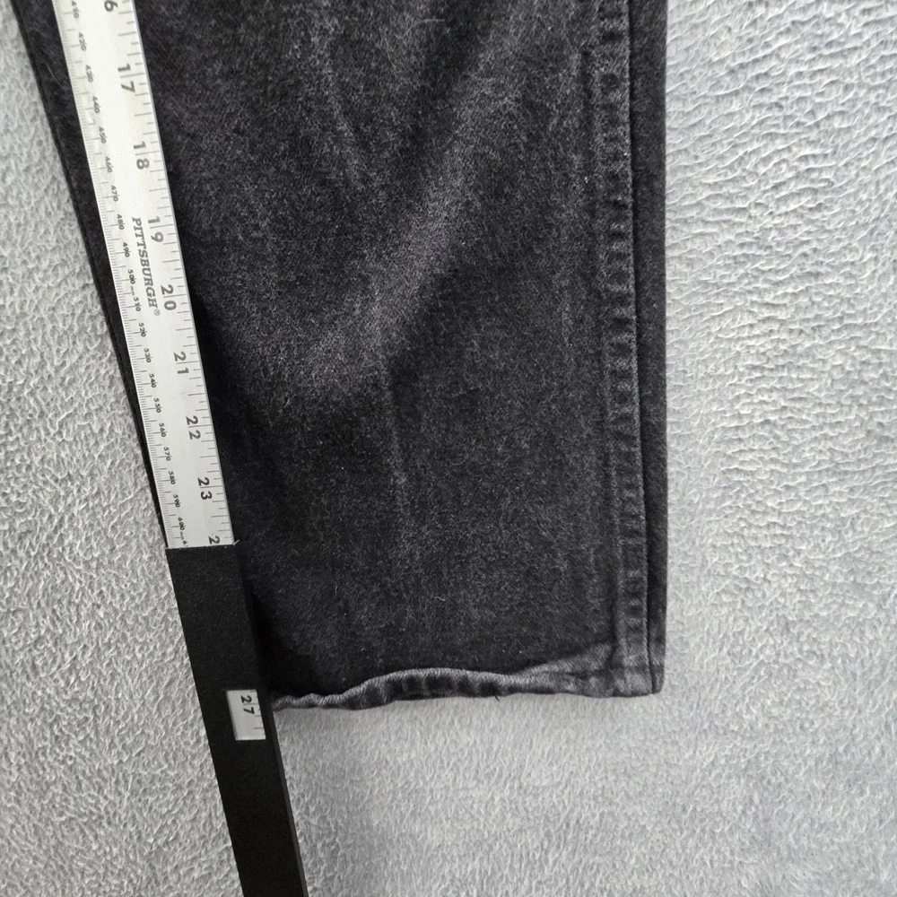 VINTAGE Wrangler Men Jeans 36X30 Black Denim 13MWZWK Cowboy Cut Original 90s USA